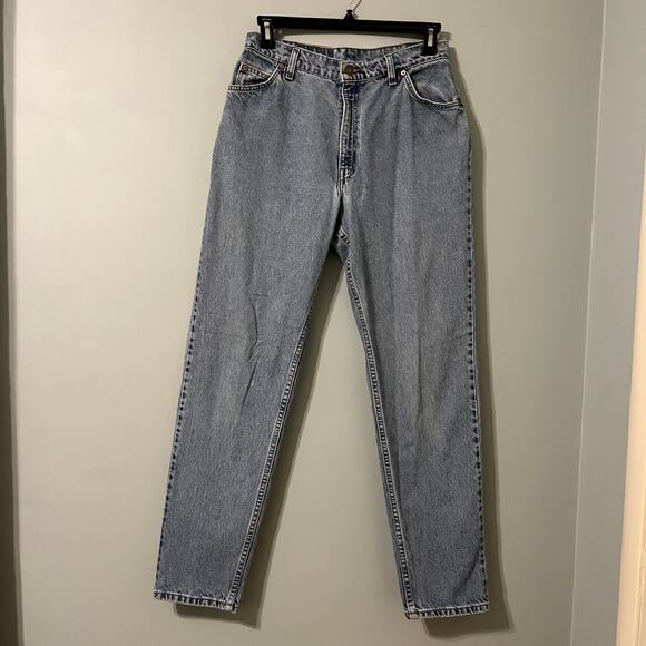 Levi’s Jeans Size 14 Long Orange Tab 950 Vintage 90s Relaxed Tapered 15951 - Picture 7 of 12